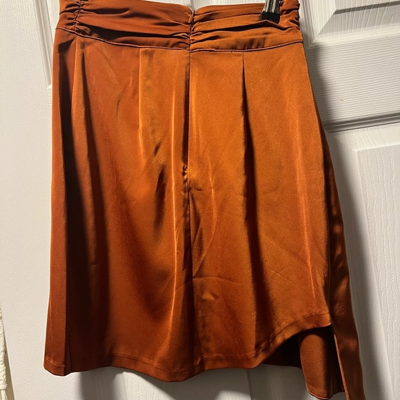 NBD by Revolve wrap silky skirt - Picture 3 of 7